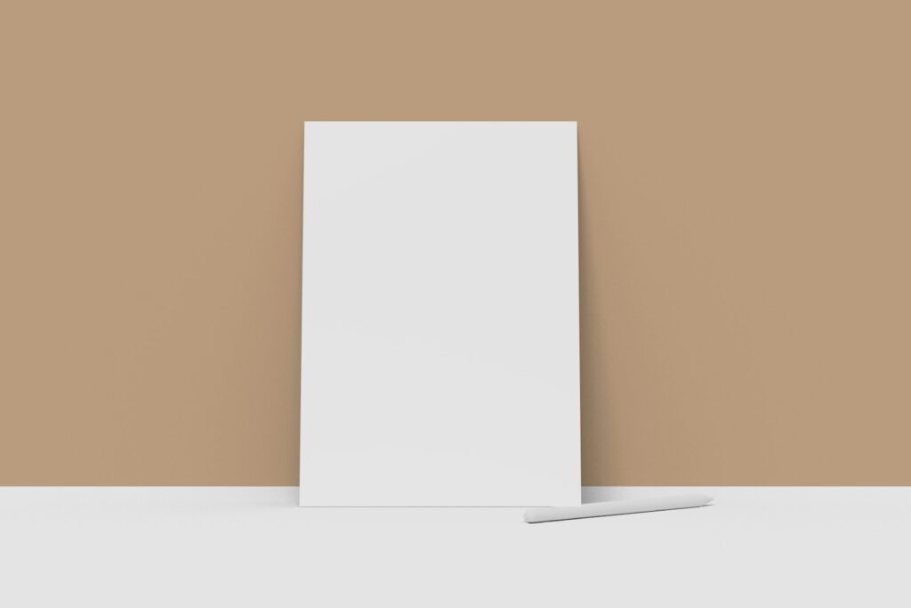 The Digital Minimalism Challenge: Does Your Home Screen “Spark Joy”? A tall white object stands against a tan wall