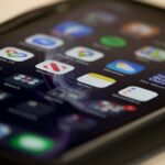 black ipad on white table