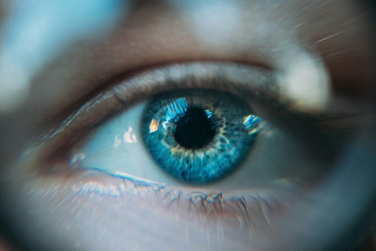 The Lost Art of Eye Contact: Why Screens Can’t Feed the Soul blue eye photo